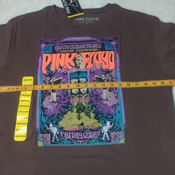 Pink Floyd Queen Elizabeth hall band t-shirt band photo logo on front - Picture 4 of 4